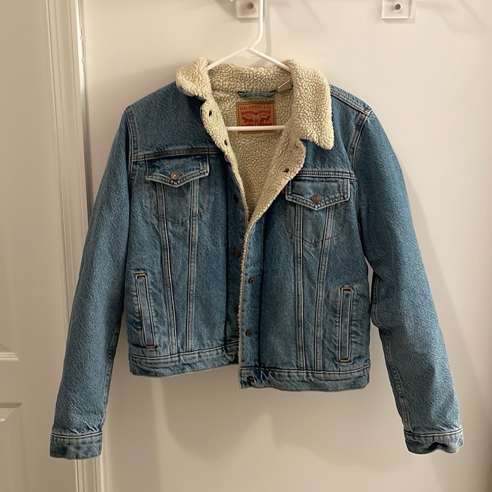 Levi Sherpa lined Trucker Jacket